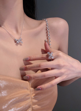 首饰ins东大门网闪脖颈锁骨链