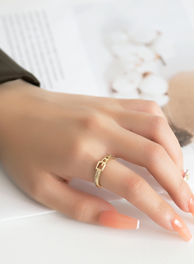女士时尚个性指环戒指轻奢小众