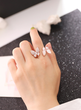 轻奢小众感食指时尚风仙气猫眼石