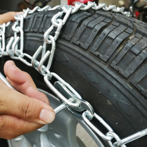 汽车防滑链越野车轮胎通用suv轿车面包车加粗加密皮卡车雪地铁链 - 图1
