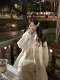 White long woolen coat Korean style sweet