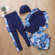 2026 New Swimsuit Long Sleeve Long Pants Children's Swimsuit Big Children's Swimsuit Wholesale Girls Split Swimsuit High