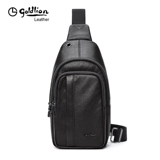 Нагрудная сумка, мужская кожаная универсальная сумка через плечо, небольшая сумка на одно плечо, из натуральной кожи