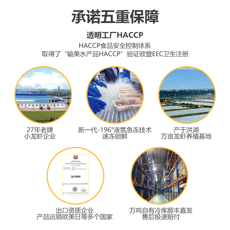 洪湖渔家麻辣小龙虾虾尾冷冻生鲜加热即食追剧露营零食4盒虾球