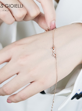 意大利og手链饰品简约心弦925