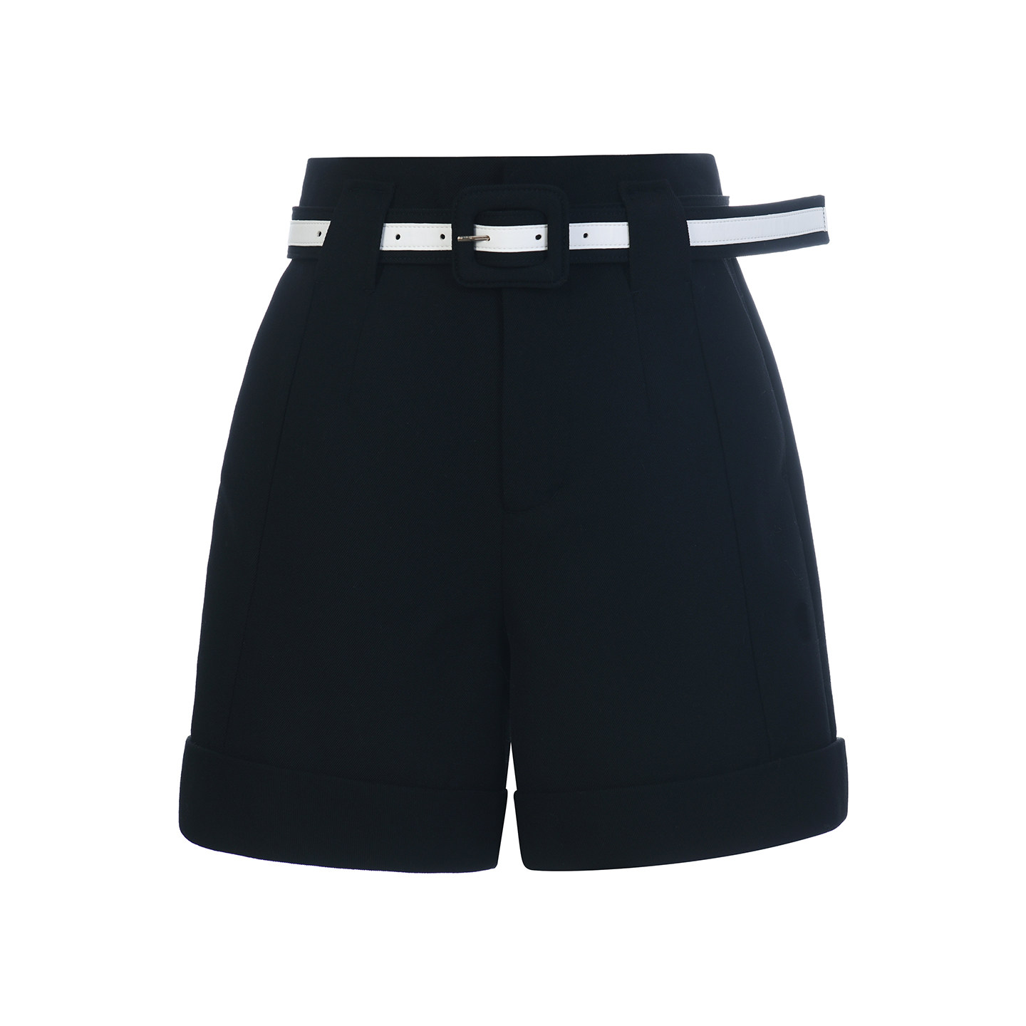 lefame拉飞姆2026早春新品时尚黑色百慕大羊毛中长短裤休闲裤,淘宝优惠券,粉丝福利购,淘宝优惠卷