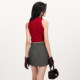 Lefame Lafayam 2026 ພາກຮຽນ spring ໃຫມ່ bow vest ຖັກ beaded