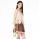 Lefame Lafayem 2026 summer ຄົນອັບເດດ: ໃຫມ່ curtain embroidered doll collar organza vest suspender ແມ່ຍິງ