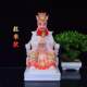 Four Seas Dragon King Statue Body White Marble Buddha Statue East China Sea Dragon King North Sea Dragon King Dragon Statue Home Desktop Ornament