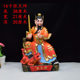 The statue of Zhang Tianshi is a sitting resin statue of Tianshi Zhang Daoling home desktop 16-inch Chinese style ornaments