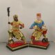 Guanping Zhoucang statue resin household Buddhist temple ornaments