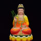 Resin Guanyin Bodhisattva statue, one of the three saints of Saha, Guanyin master dripping willow, Guanyin empress ornaments