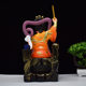 The resin statue of Jiutian Xuannv sits on the Xuantian Virgin Mother