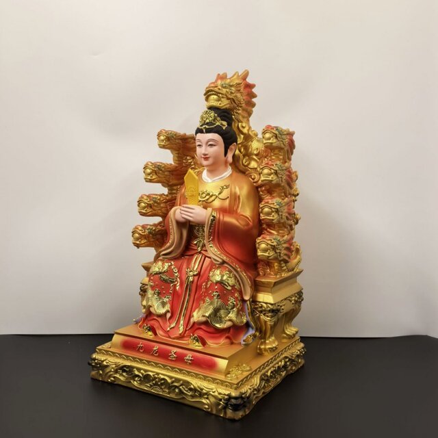 Our Lady of Kowloon resin statue Three Holy Mothers Kowloon Empress 12 inches 16 inches 19 Kowloon old mother desktop worship ornaments