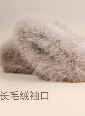CACUSS女毛绒触屏保暖骑行手套