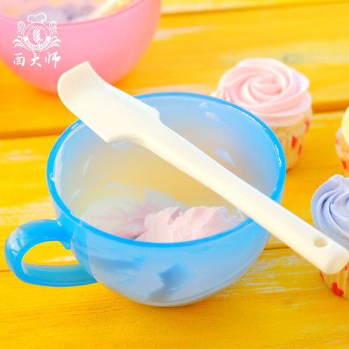 面大师弯头刮刀奶油豆沙霜搅拌刀硅胶刮刀弯曲弯口奶油霜调色刮刀 - 图2