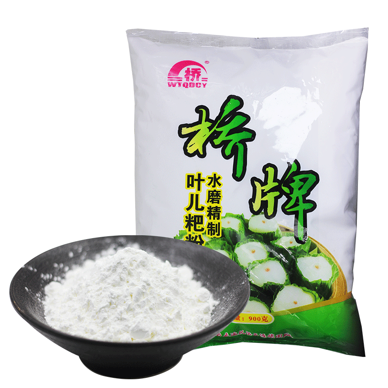 乐山五通桥牌叶儿粑粉900g*2袋手工自制四川特产猪儿粑鸭儿粑粉 - 图3