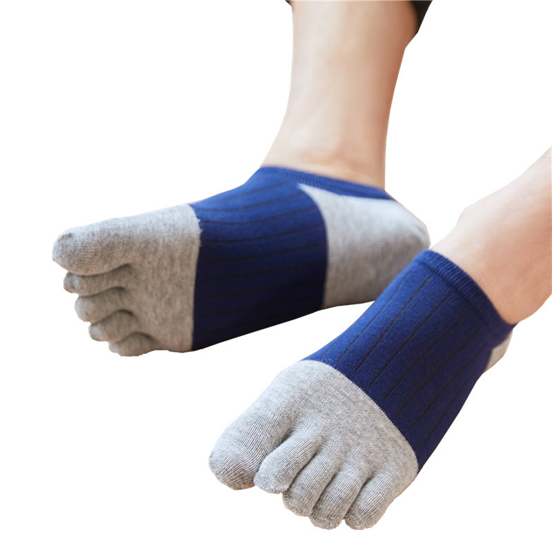 蓝姿欣纯棉短筒中统分男士脚趾袜子 蓝姿欣短袜/打底袜/丝袜/美腿袜