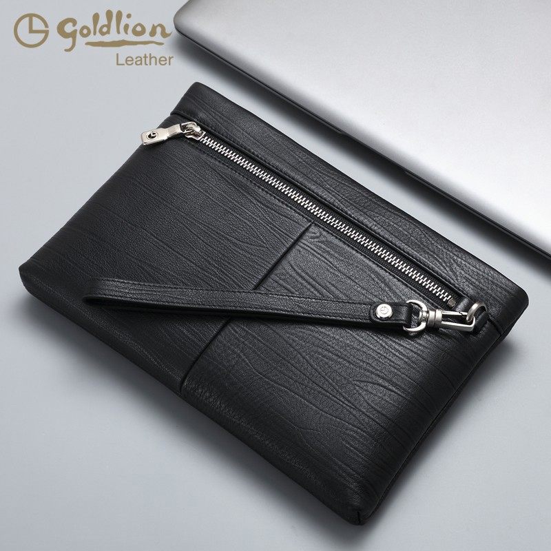 金利来真皮信封包头层男士时尚男包 金利来富嘉男士包袋