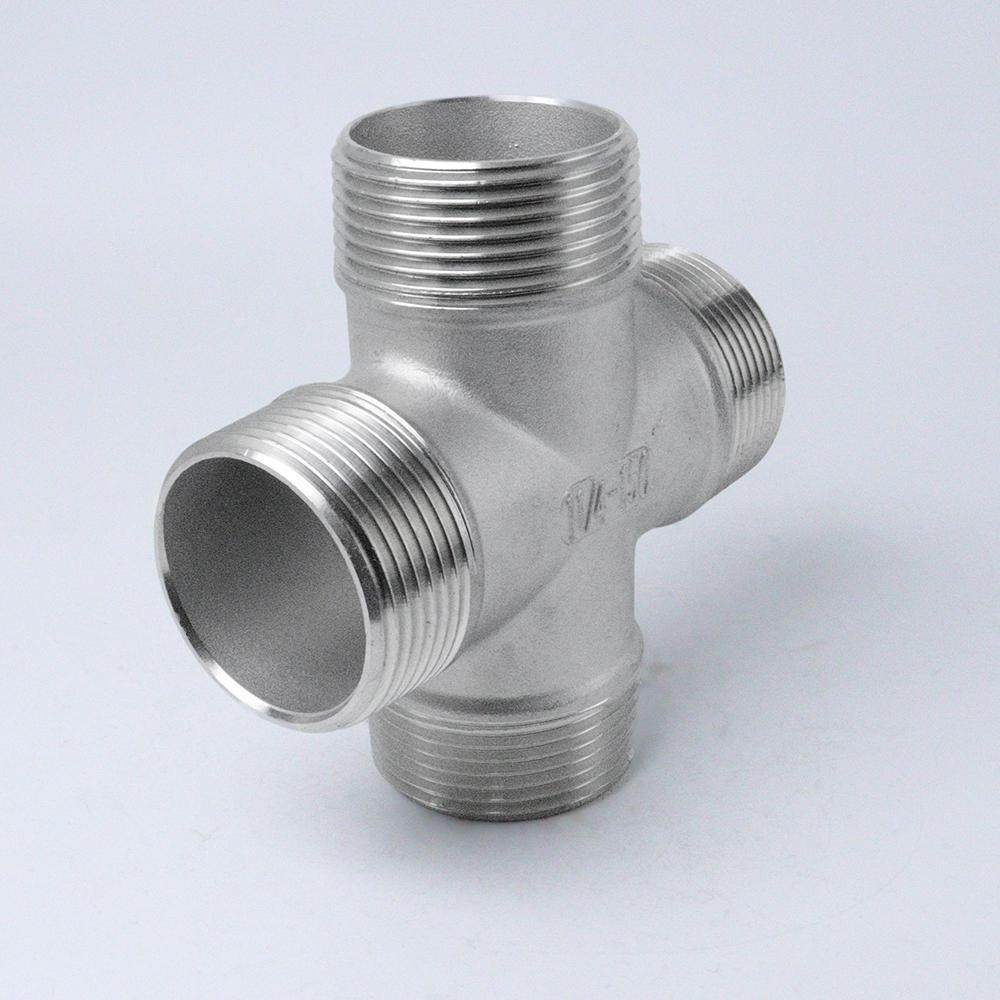 304不锈钢外丝四通外牙螺纹四通十字接头2分3分4分6分1寸水暖配件,淘宝优惠券,粉丝福利购,淘宝优惠卷