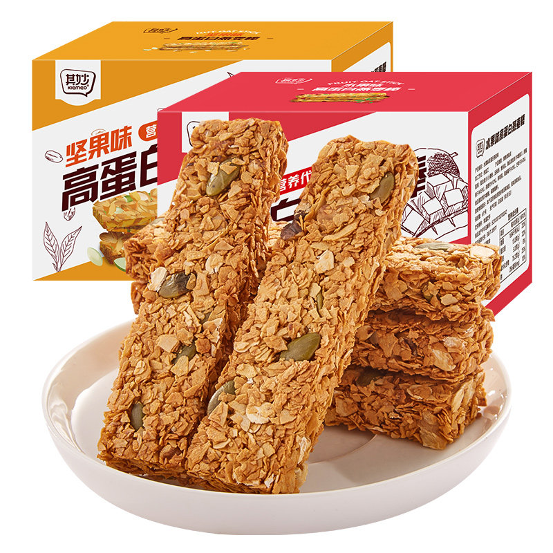 蛋白棒代餐燕麦能量饼干减0谷物棒 其妙营养（消化）饼干