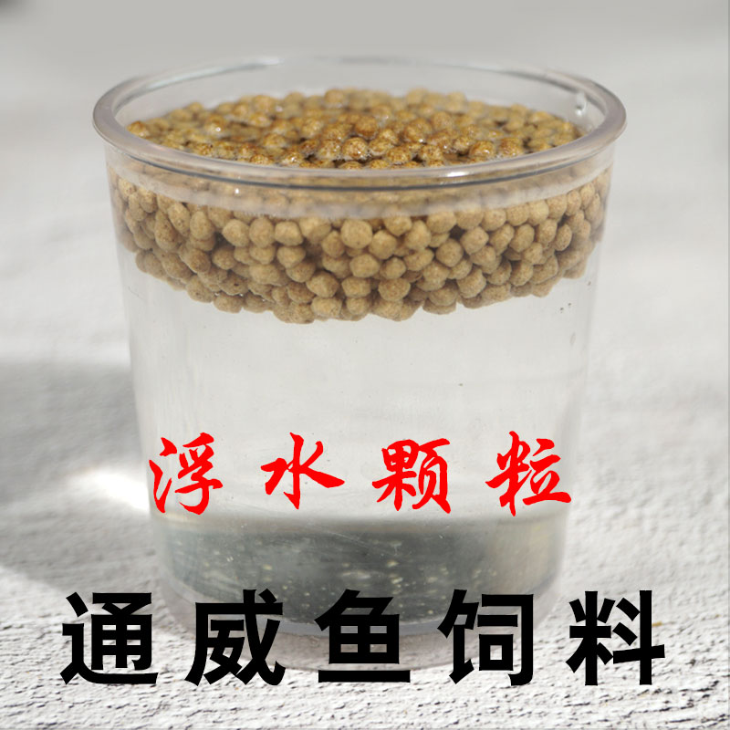 通威浮水颗粒153膨化原塘颗粒破碎料鱼饲料漂浮料黑坑鲤鱼草鱼 - 图1