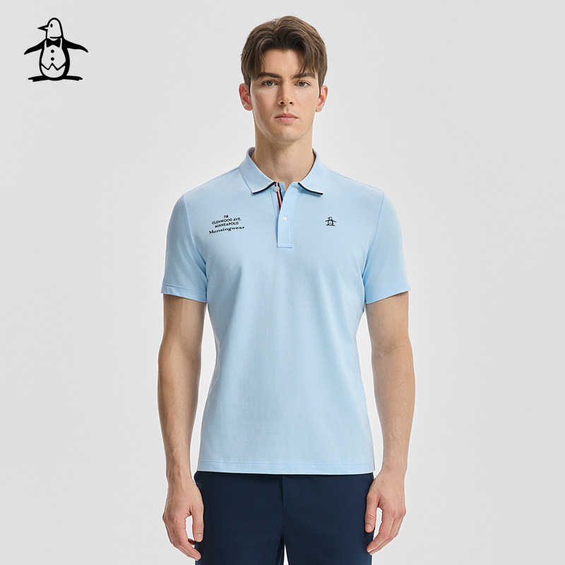 MUNSINGWEAR万星威高尔夫夏季速干翻领透气polo衫男款短袖T恤,淘宝优惠券,粉丝福利购,淘宝优惠卷