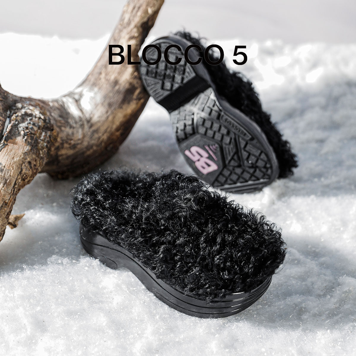 BLOCCO5毛毛拖鞋女外穿男女同款单鞋休闲厚底外穿增高包头半拖,淘宝优惠券,粉丝福利购,淘宝优惠卷