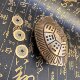 Taoist Tai Chi Bagua turtle shell piece of folk antiques, classic ancient charm, pure copper material, free three copper coins