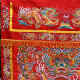 Taoist supplies dragon and phoenix table surround small plate dragon table surround altar surround altar cloth double dragon table surround red table surround fine embroidery