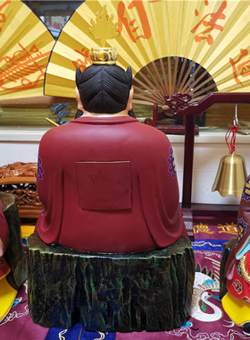 祖天师香樟木神像张道陵供奉精雕