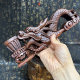 Taoist supplies natural jujube wood faucet hand stove hand-held incense burner water and land magic weapon lotus hand burner finely carved dragon hand burner
