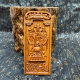 Taoist supplies jujube wood token five-way God of Wealth token double-sided carved five-way God of Wealth statue plate
