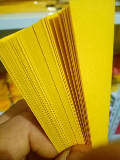 Yellow paper Hongfatang wood pulp blank yellow paper
