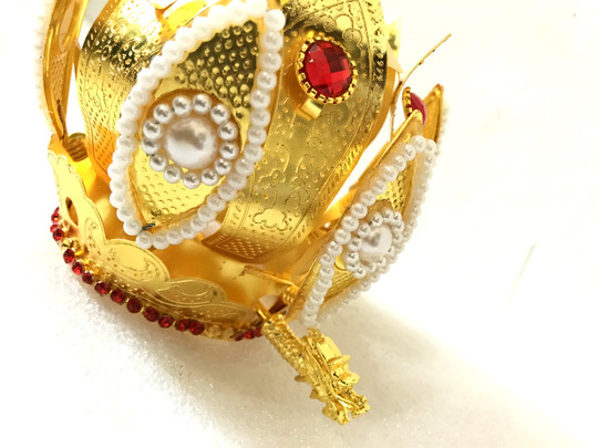 道士莲花冠 如意莲花冠 高功帽 六角帽 铜莲花冠 道用品