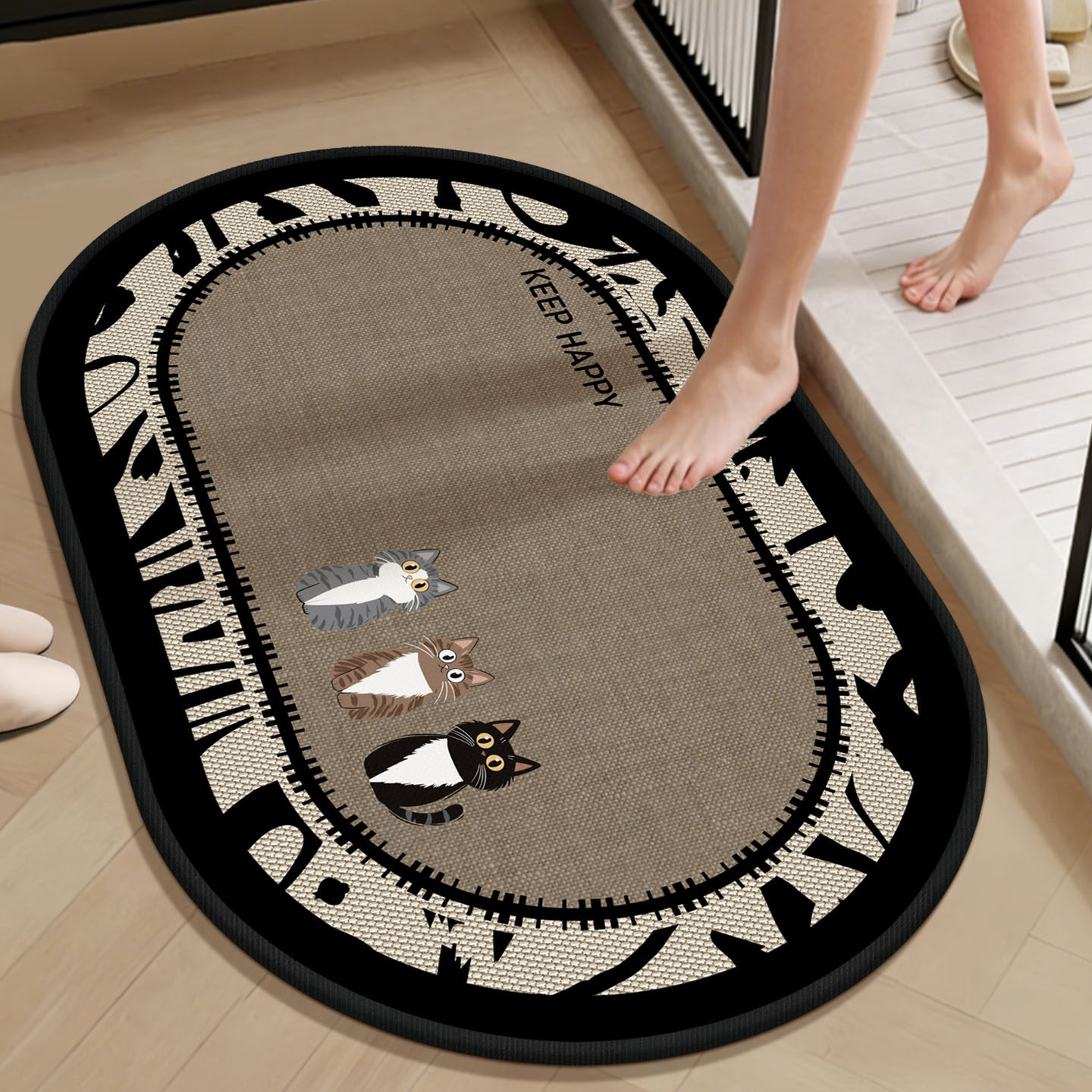 卫生间吸水地垫浴室外防滑垫洗手间厕所门口门垫地毯速干脚踩垫子,淘宝优惠券,粉丝福利购,淘宝优惠卷