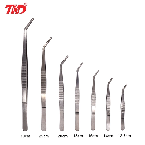 Пинцет из нержавеющей стали, цвет, 12.5-30см