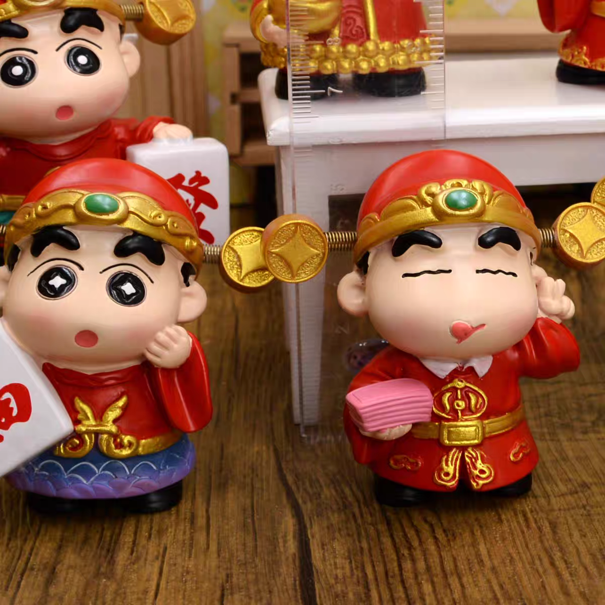 蜡笔小新盲盒2024新款女孩小福星天天来可爱小新新年盲盒节日礼物 - 图0