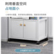 Removable three-layer printer storage rack floor-standing study office desk multi-function host storage and tidying rack