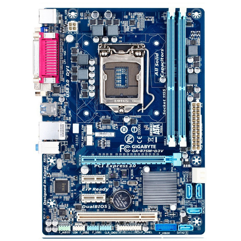 Gigabyte/技嘉B75M-D3V B75主板LGA1155针 H61/H67/ h77 Z77大板 - 图3