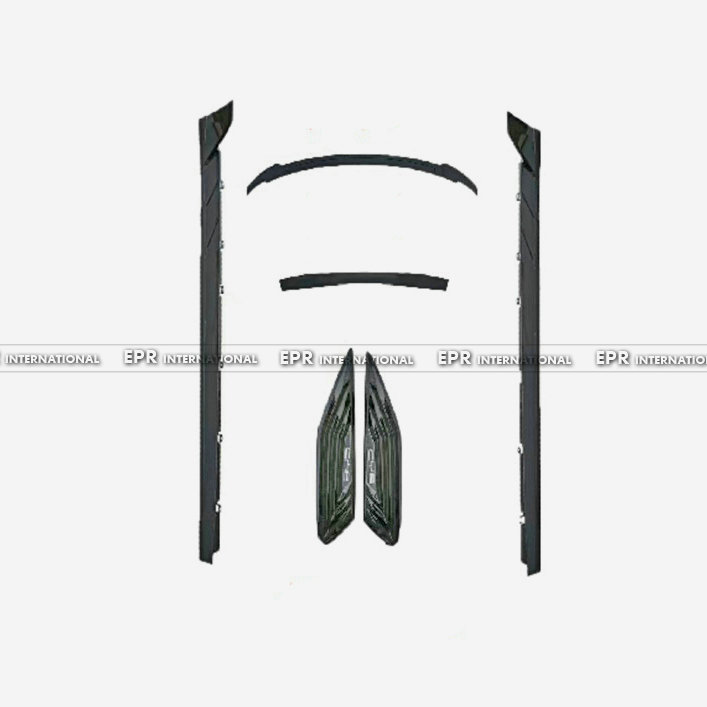 适用于比亚迪 BYD 汉 DM 2020款 PP塑料材质前唇侧裙全套包围改装 - 图0