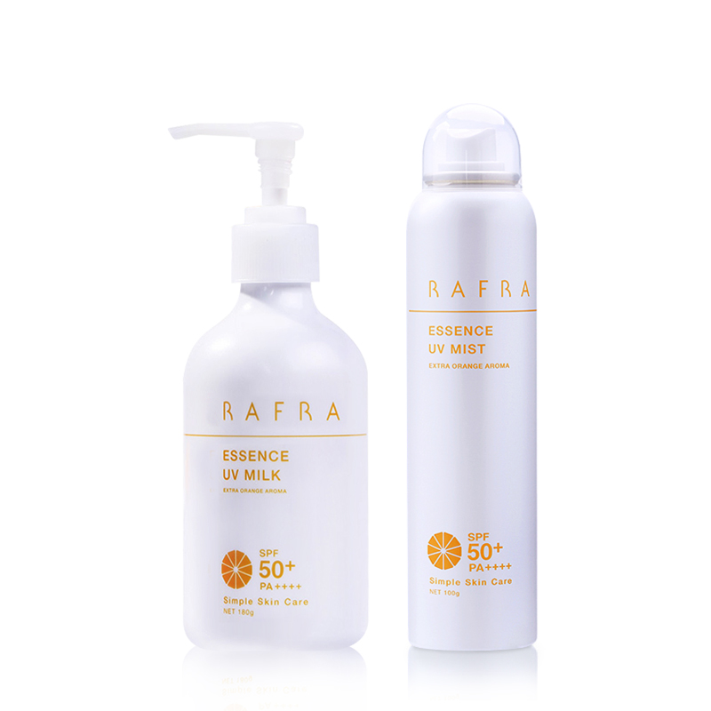套装 SPF50PA 隔离紫外线 180g 防晒乳 100g 清爽防水防晒喷雾 RAFRA 套装 SPF50PA 隔离紫外线 180g 防晒乳 100g 清爽防水防晒喷雾 RAFRA