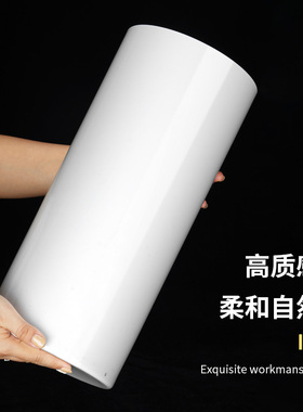 仿陶瓷防摔花瓶摆件客厅