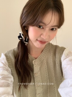 FromSheep～黑色蕾丝大肠发圈女