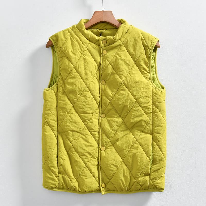 MAROLIO~实力选手！轻盈防风保暖背心男女百搭立领绗缝夹棉马甲潮 - 图3