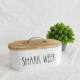 Cross-border spot wooden storage box Tiandi cover sanitary tampon storage box Bathroom oval wooden finishing box