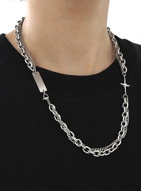 kansai新款2021夏小众方块项链