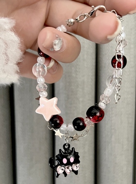 kansai猫咪串珠星星手链拍3付2