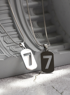 kansai卫衣配饰幸运数字造型情侣