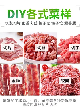 正元商用不锈钢绞切机绞肉沫绞菜